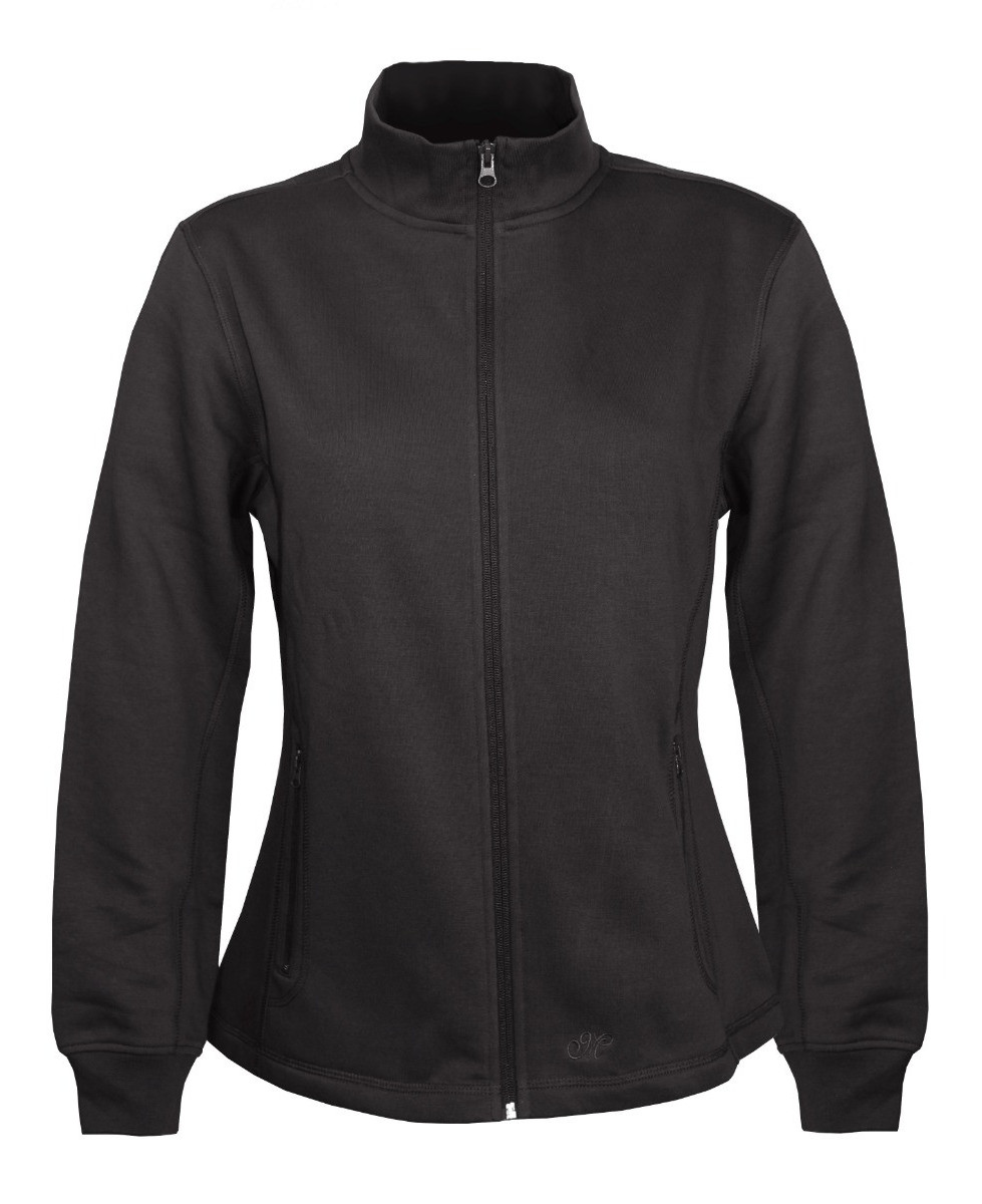 Veste sportswear femme noire – Zippée, col montant, pratique