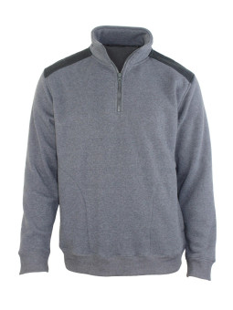 Sweat-shirt homme camionneur gris robuste – PIERRO1