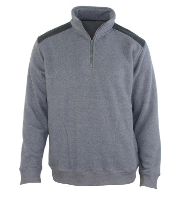 Sweat-shirt homme camionneur gris robuste – PIERRO1