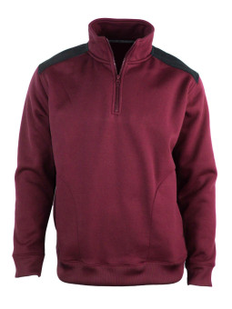 Sweat-shirt homme camionneur bordeaux robuste – PIERRO5