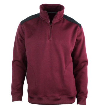 Sweat-shirt homme camionneur bordeaux robuste – PIERRO5