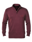 Pull col montant zippé WINCHESTER PLAYER3T – Rouge chic