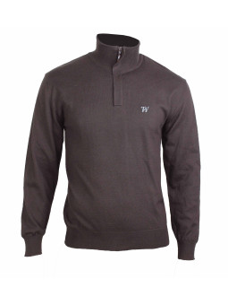Pull col montant WINCHESTER PLUG1B – Marron élégant