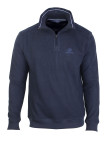Sweat-shirt homme marine col zippé élégant – POCO1