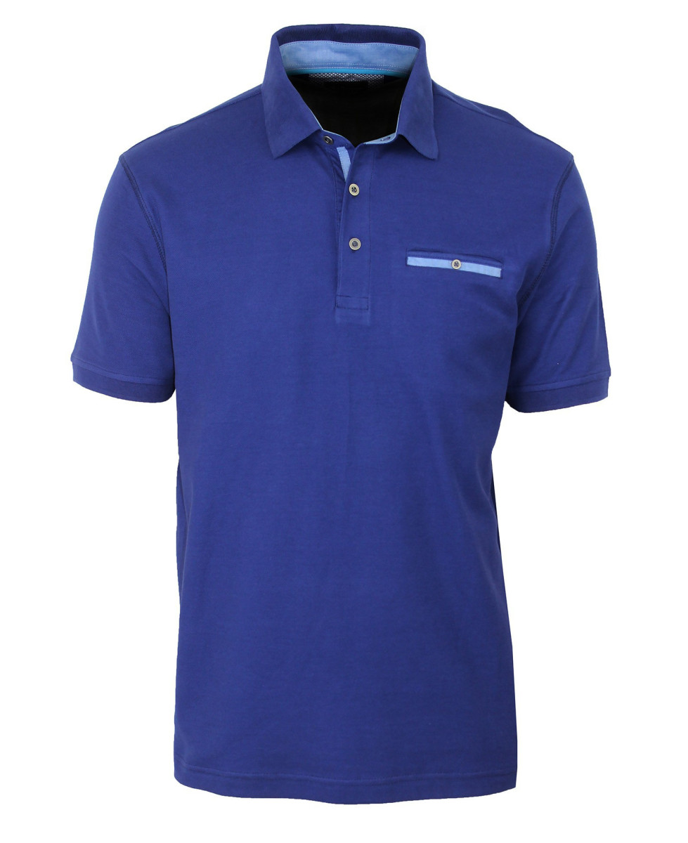 Polo homme marine coton chic pratique – POL3001A