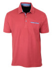 Polo homme rouge coton chic pratique – POL3001C