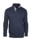 Pull col montant homme WINCHESTER PRELUDE1 – Beige/Marine élégant