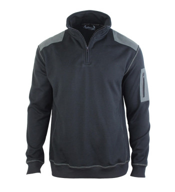 Sweat-shirt homme camionneur noir robuste – PRODIGE1