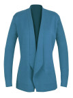 Gilet blazer bleu femme PULF2005A – Élégance douce et moderne