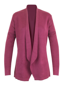 Gilet blazer fushia femme PULF2005B – Élégance et peps