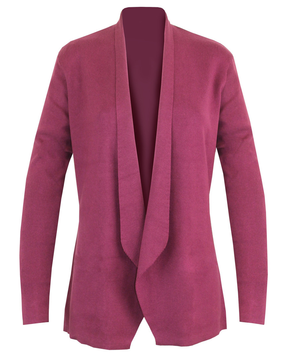 Gilet blazer fushia femme PULF2005B – Élégance et peps