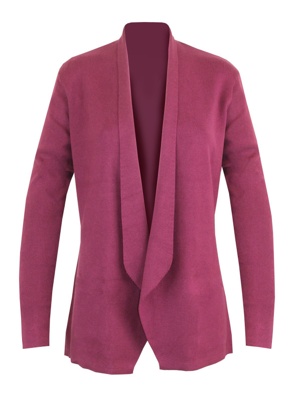 Gilet blazer fushia femme PULF2005B – Élégance et peps