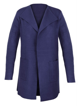 Veste tricot marine femme PULF3001C – Chaleur & douceur chic