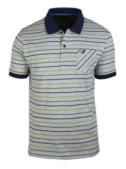 Polo homme gris vert coton chic pratique – REGENT2