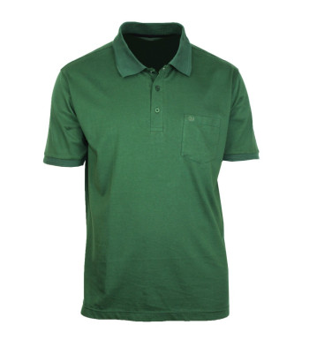 Polo homme vert coton chic pratique – REMY3