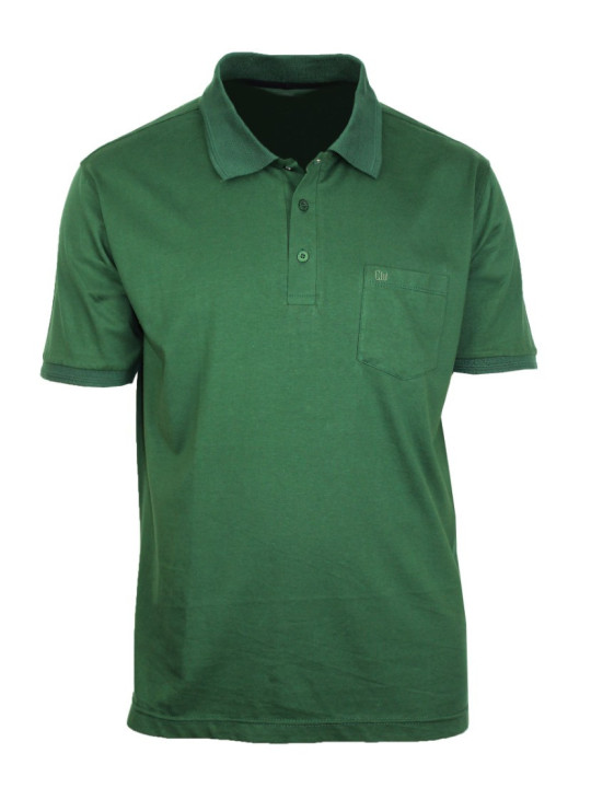 Polo homme vert coton chic pratique – REMY3