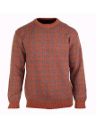 Pull chaud motif jacquard 30% laine RH077T