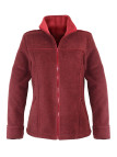 Veste zippée femme bordeaux – Chaleur, col montant, poches