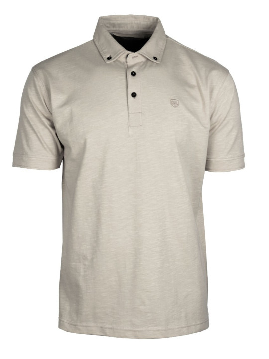 Polo homme beige coton bio chic naturel – RODRIGO5