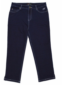 Pantacourt femme SAFRAN1 ultra stretch bleu denim