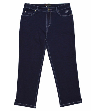 Pantacourt femme SAFRAN1 ultra stretch bleu denim