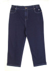 Pantacourt femme SALTO1 ultra stretch bleu denim