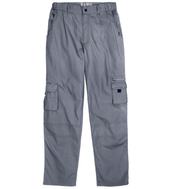 Pantalon homme IMPACT SE1020G gris coton taille élastique