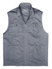 Gilet sans manches homme gris coton – SE1022G