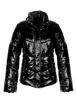 Veste matelassée femme noire – 2 poches zip, style et confort