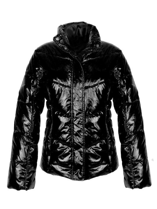 Veste matelassée femme noire – 2 poches zip, style et confort