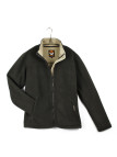 Veste polaire femme marron/beige – Chaleur, poche zippée, style