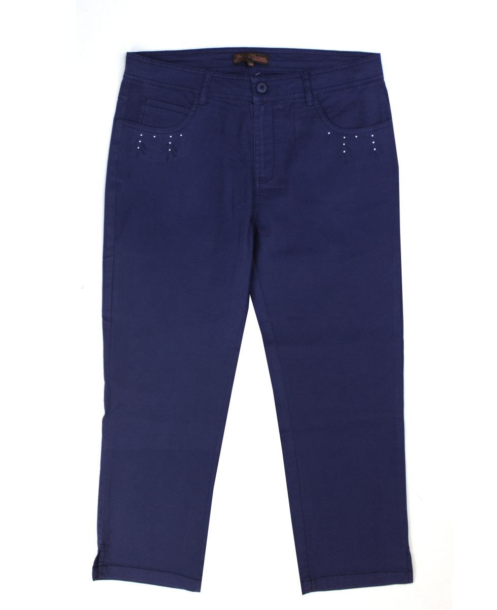 Pantacourt tissu extensible T3101A