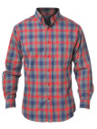 Chemise homme WINCHESTER TAPAGE2 coton gris/rouge/bleu