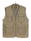 Gilet sans manches rando homme OGALO TREK1 marron nylon