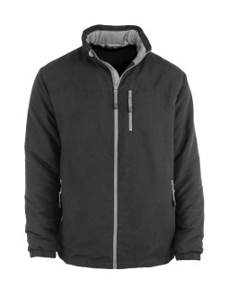 Veste homme CHALLENGER VE2001C noir/gris microfibre