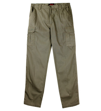 Pantalon homme CHALLENGER VENDEE coton marron pratique