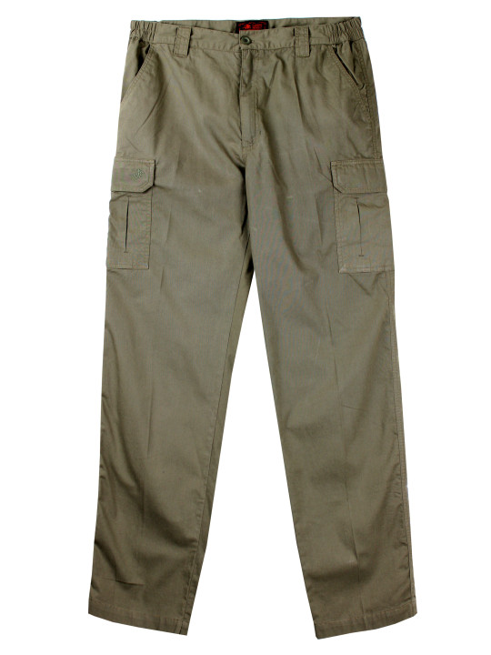 Pantalon homme CHALLENGER VENDEE coton marron pratique