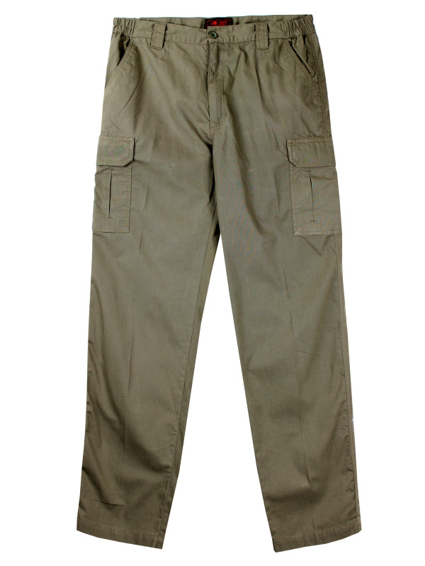 Pantalon homme CHALLENGER VENDEE coton marron pratique