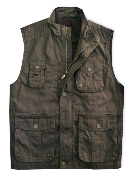 Gilet sans manches homme WINCHESTER gris – confort coton WE1237T