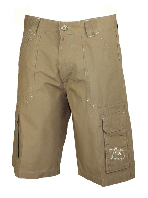 Bermuda homme beige coton pratique – WE1277B