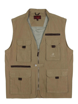 Gilet sans manches homme WINCHESTER marron, pur coton  WE1286B