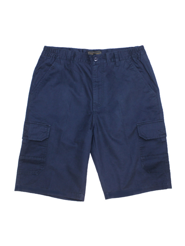 Bermuda homme marine coton multi-poches – INCA5