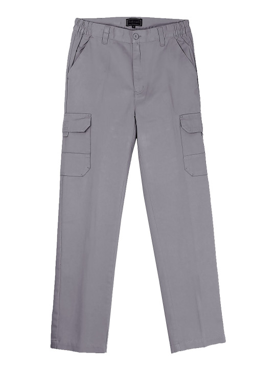 Pantalon homme CHALLENGER VALLON coton gris pratique
