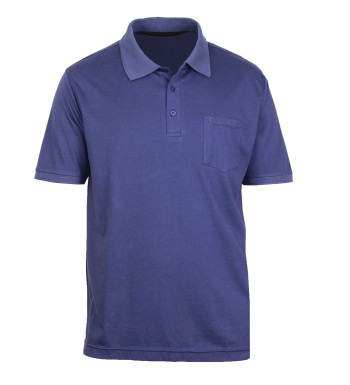 Polo homme indigo coton chic pratique – REMY2