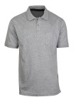 Polo homme gris chiné coton chic pratique – REMY4