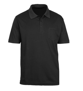 Polo homme noir coton chic intemporel – REMY5