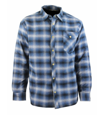 Veste homme à carreaux matelassée bleu pratique – BRUNO5