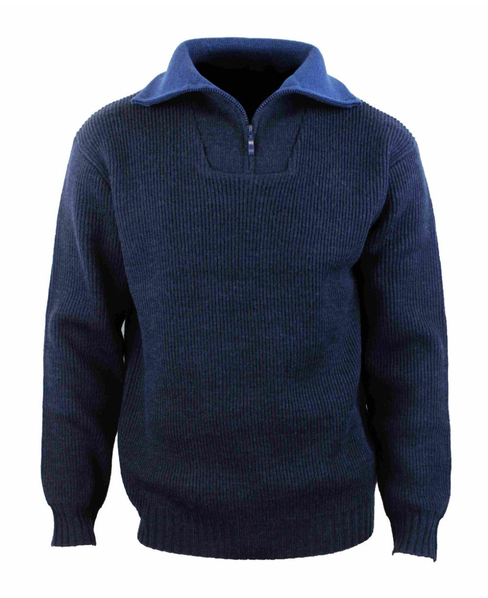 Pull col camionneur CHALLENGER PRIMO6 – Bleu marine chaud