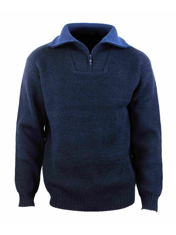 Pull col camionneur CHALLENGER PRIMO6 – Bleu marine chaud