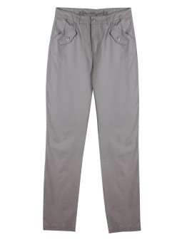 Pantalon extensible gris perle SE1087 – 4 poches + fantaisie